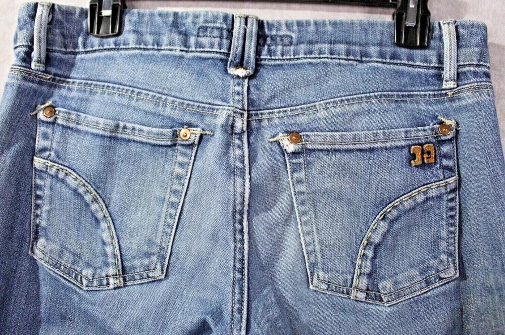 Joe's Jeans Straight Jeans Womens 29 Blue Med Wash Mid Rise Denim Stretch